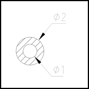 Carbon Fibre tube 1000mm x 2.0mm OD x 1.0mm ID ea (TS2506)